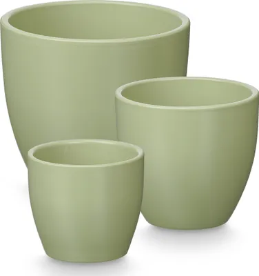 Zdjęcie produktu dla Zestaw okrągłych doniczek Ø 14, 17, 22 cm
