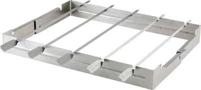 Produktbild von Famanu Grillspießhalter mit 5 Edelstahlspießen - Grillaccessoires - Spülmaschinenfest