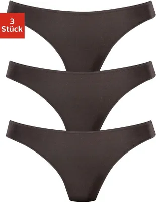 Produktbild von LASCANA String 3 er-Pack schwarz Größe 40/42