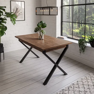 Produktbild von Tisch X ART Ausklappbar 150-198 cm Stirling Eiche Esstisch