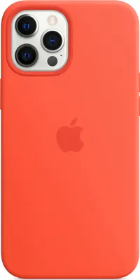 Produktbild von Silikon-Case MagSafe für das Apple iPhone 12 Pro Max - Electric Orange
