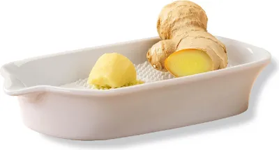 Produktbild von Fackelmann Keramik Ingwerreibe langanhaltend scharfe Reibefläche, spülmaschinengeeignet