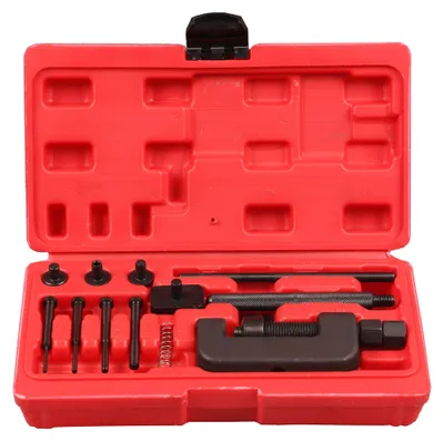 Produktbild von echtools EC1409 Nietwerkzeug Kettentrenner Steuerkette Motorrad 3 Trennspitzen Kohlenstoffstahl