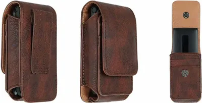 Produktbild von caseroxx Handy-Tasche für Senioren Mobiltelefone von diversen Herstellern - Doro - Nokia - Emporia - Beafon - SPC - etc. mit Gürtelschlaufe in verschiedenen Farben braun
