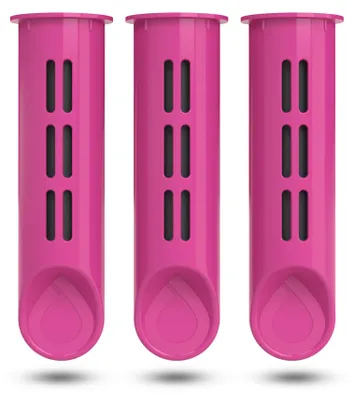 Zdjęcie produktu dla ZESTAW 3 Filtry do Butelki Filtrującej Dafi SOFT i SOLID Flamingowy