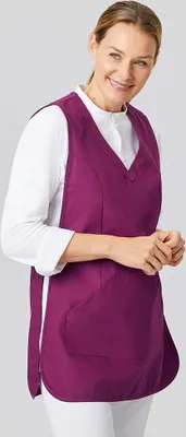Produktbild von Überwurfschürze soft-touch, bordeaux, Größe I : Größe I : bordeaux : 50% Baumwolle 50% Polyester 175 g/m²