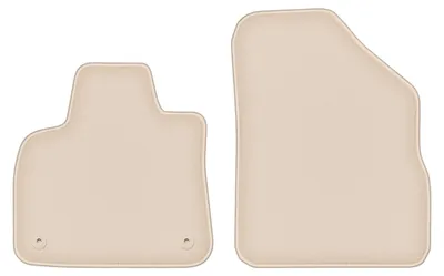Produktbild von DURBAN Beige Velours-Fußmatten vorne für Citroen DS5 Limousine (2011-2018)