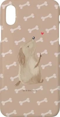 Produktbild von Mr. & Mrs. Panda Iphone 10 Handyhülle Hund Liebe - Hundeglück - Geschenk, Hunde, Sprüche, Handy, Hundeliebe, Cover, Hülle, X