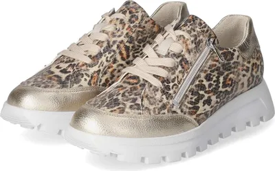 Produktbild von Waldläufer Damen Low Sneaker AJALA Beige Leder Textil Mix Größe: 39