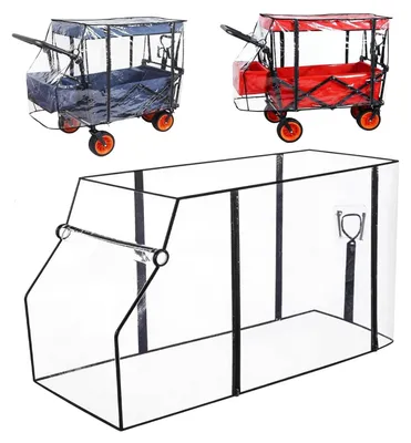 Produktbild von Universeller Regenschutz für Bollerwagen mit Reißverschluss