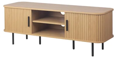 Produktbild von Lowboard >Kajsa< in Nachbildung Eiche, Holzwerkstoff - 120x45x40cm (BxHxT)