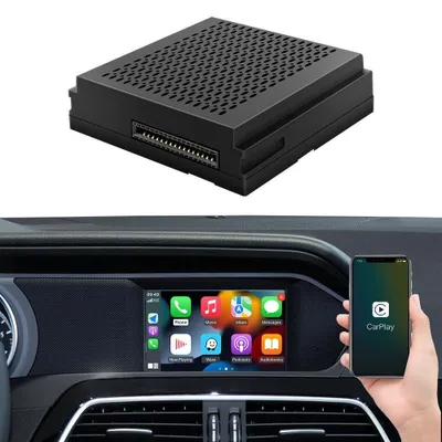 Produktbild von AUTOABC Mercedes NTG4.5/4.7 CarPlay Android Auto Modul (Becker Slot) – Plug & Play, Wireless, OEM Bedienung
