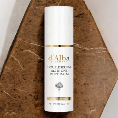Obrázek produktu pro D'ALBA - Double Serum All In One Multi Balm - Multifunkční sérum v tyčince - 10 g