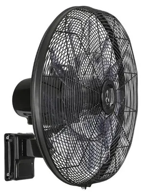 Obrázok produktu pre CasaFan Airos Eco Silent Wall SW, Domáci lopatkový ventilátor, Čierna, Podlaha, 35,6 dB, 850 ot/min, 44,2 cm