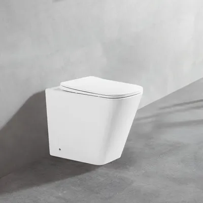 Produktbild von Spülrandloses Stand-WC inkl. Soft-Close Sitz BTW-6055
