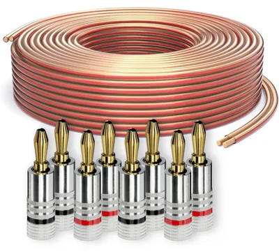 Produktbild von PureLink Lautsprecherkabel Boxenkabel OFC 2x2,50mm² 30m mit Bananenstecker