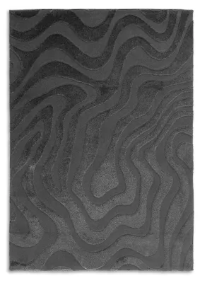 Produktbild von SCHÖNER WOHNEN-Kollektion Hochflorteppich BLAZE Anthrazit 80 x 150 cm