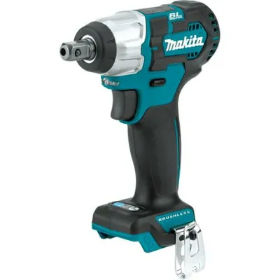 Zdjęcie produktu dla Makita TW161DZ, Klucz udarowy, Czarny, Niebieski, 1/2", 2400 RPM, 165 N·m, 2000 ud./min