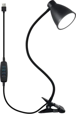 Produktbild von LED Leselampen, 38LED 10W Klemmleuchte, 3-Stufen Farbtemperatur, 10 Helligkeit dimmbar, Augenschutz Schreibtischlampe für Kinder, 360 ° Flexibler Schwanenhals Clip Tischlampe