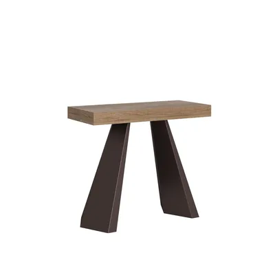 Zdjęcie produktu dla Rozkładany stół konsolowy 90x40/196 cm Diamante Small Premium Oak Nature Bear