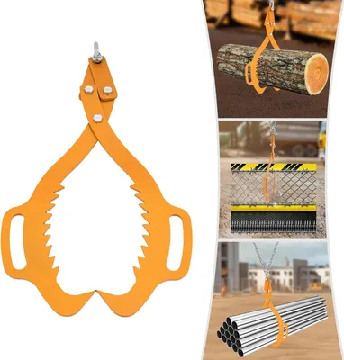 Obrázek produktu pro Kleště na dřevo - kleště/svorky - otevření 76,2 cm - nosnost 1000 kg - 8 mm uhlíková ocel - pro těžké náklady - pro zvedání a přesun dřeva