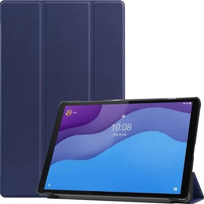 Obrázek produktu pro Obal na tablet Lenovo Tab M10 2nd 2020 TB-X306F TB-X306X 10,1" Tenké pouzdro s funkcí stojánku a funkcí automatického uspání/probuzení modré barvy