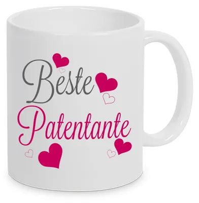 Beste Patentante, Beste Patentante der Welt, Patentante 2018, Patentante Geschenk, Patentante Geschenkidee, Patentante Tasse, Patentante Kaffeetasse,