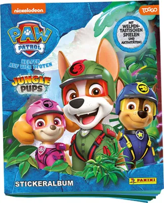 Produktbild von Paw Patrol - Jungle Pups - Sammelsticker - 1 Sammelalbum