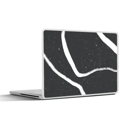 Produktbild von MuchoWow® Laptop Aufkleber Sticker Cover Linie - Minimalismus - Gestaltung 30x22 cm - Laptop-Sticker