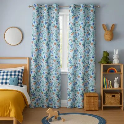 Imagen del producto de Cortina con diseño de mariposa, 140x250 cm
