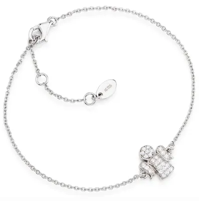 Obrázek produktu pro Náramky s pevnými přívěsky Amen Silver Collection Angeli - žena