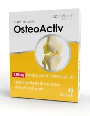 Immagine prodotto di Activlab Pharma OSTEOACTIV - Complesso di osseina e idrossiapatite | 40 capsule