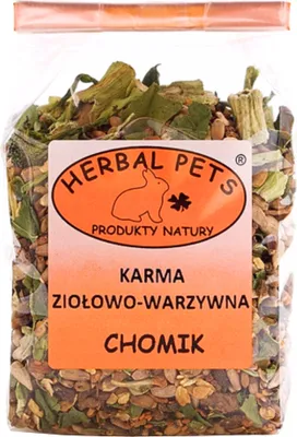 Zdjęcie produktu dla Karma Ziołowo-Warzywna dla Chomika – Wspomagaj Zdrowie i Witalność Twojego Pupila 150g