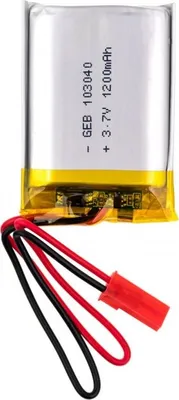 Obrázok produktu pre 3,7 V 1200 mAh dobíjacia lítiová batéria