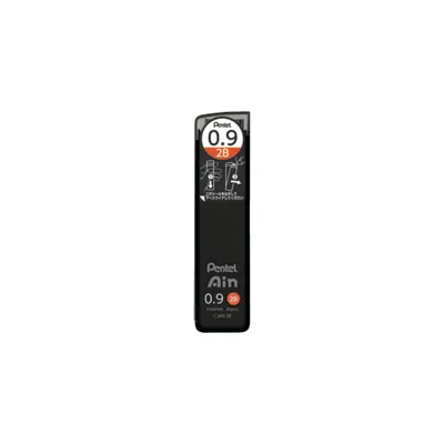 Produktbild von Pentel Ain Ersatzminen für Druckbleistifte - 0,9 mm - 2B