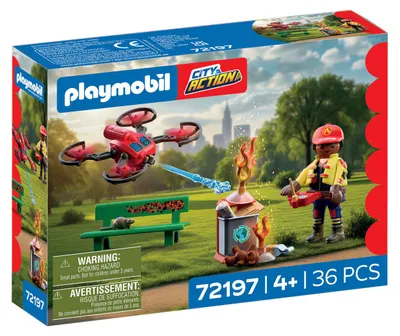Productafbeelding van PLAYMOBIL Brandweer: Brandbestrijdingsdrone