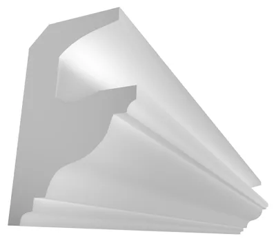 Obrázek produktu pro ELHARE Štukové lišty LED světelné profily pro nepřímé osvětlení stěn LS27B - 130x80mm, 2m