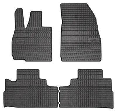 Produktbild von Gummi-Fußmatten für Omoda 9 2025- (SUV) – 4-tlg, Schwarz, passgenau