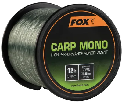 Produktbild von Fox Carp Mono Schnur - 1000m Karpfenschnur, Durchmesser/Tragkraft:0.33mm / 15lb / 6.80kg