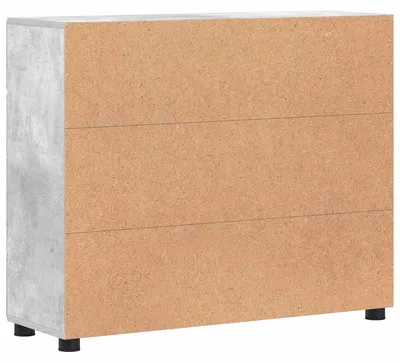 Immagine prodotto di SYFAX™ credenza con anta grigio cemento 88,5 x 30,5 x 73 cm materiale in legno