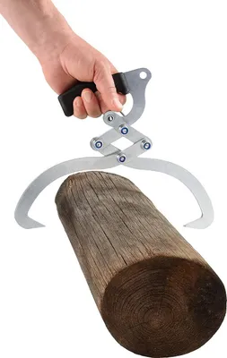 Zdjęcie produktu dla Kleszcze do drewna stalowe 300 mm – chwytak do bali udźwig 100 kg