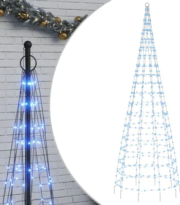 Obrázok produktu pre vidaXL LED vianočný stromček 550 LED diód, modrý, 300 cm