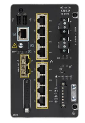 Produktbild von Cisco Catalyst IE3400, Managed, L2, Gigabit Ethernet (10/100/1000), Rack-Einbau