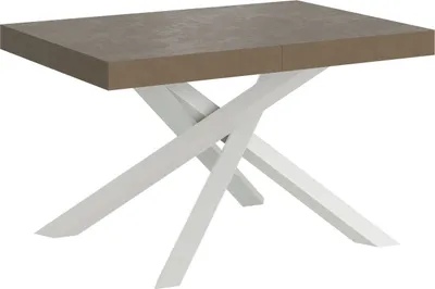 Obrázek produktu pro Rozkládací stůl 120/224x90 cm Volantis holubičí šeď nohy bílé