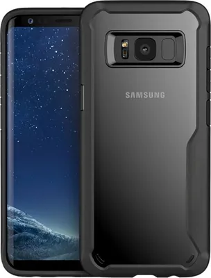Produktbild von Handy Tasche für Samsung Galaxy S8 Plus Panzer Schutz Hülle Case Cover Schwarz