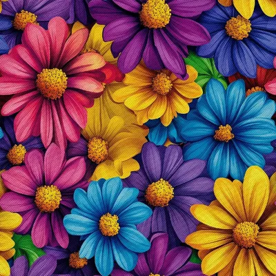 Immagine prodotto di OUTDOOR DEKOSTOFFE OXFORD - Motivo Fiori colorati | DX18031