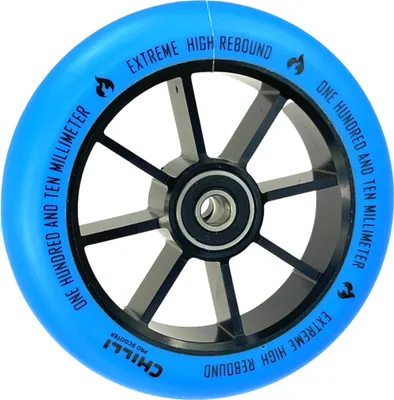 Produktbild von Chilli Pro Stunt-Scooter Spoked Base Rolle 110mm Schwarz/PU Blau
