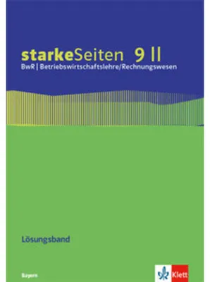 Zdjęcie produktu dla starkeSeiten BwR - Betriebswirtschaftslehre/Rechnungswesen 9 II. Ausgabe Bayern Realschule