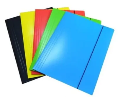 Zdjęcie produktu dla Teczka A4 z gumką kolorowa 10 sztuk