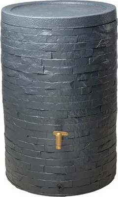 Image de Récupérateur Arondo 250l Gris Design Moderne, Récupération D'eau De Pluie - Graf